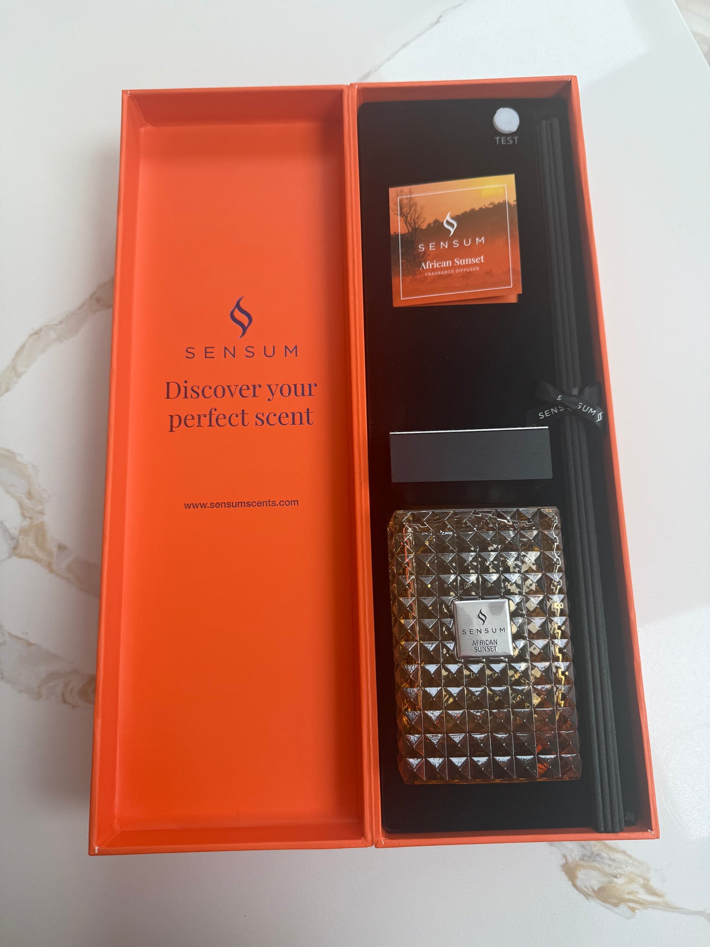Sensum Scents African Sunset 500ml Reed Diffuser