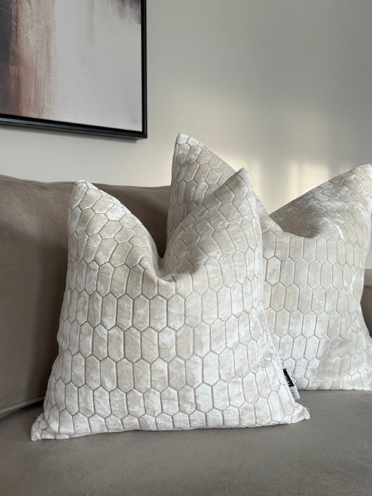 Albie Ivory Cushion 16"