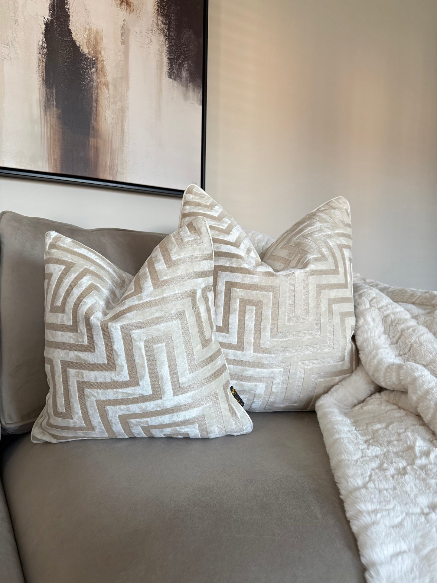 Amazing Ivory Cushion 16”