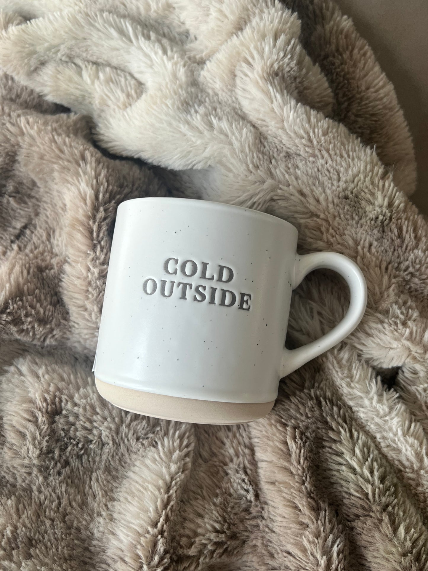 Cold Outside Speckled Ceramic Mug