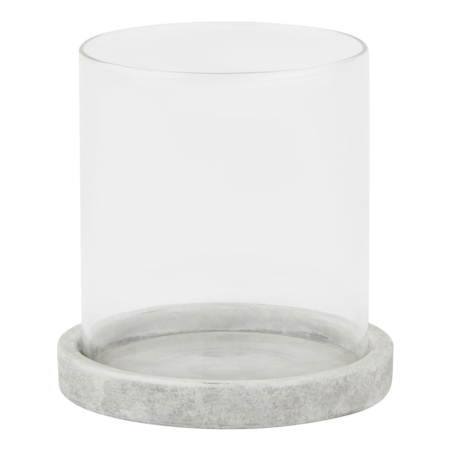 Medium Stone Hurricane Candle Holder