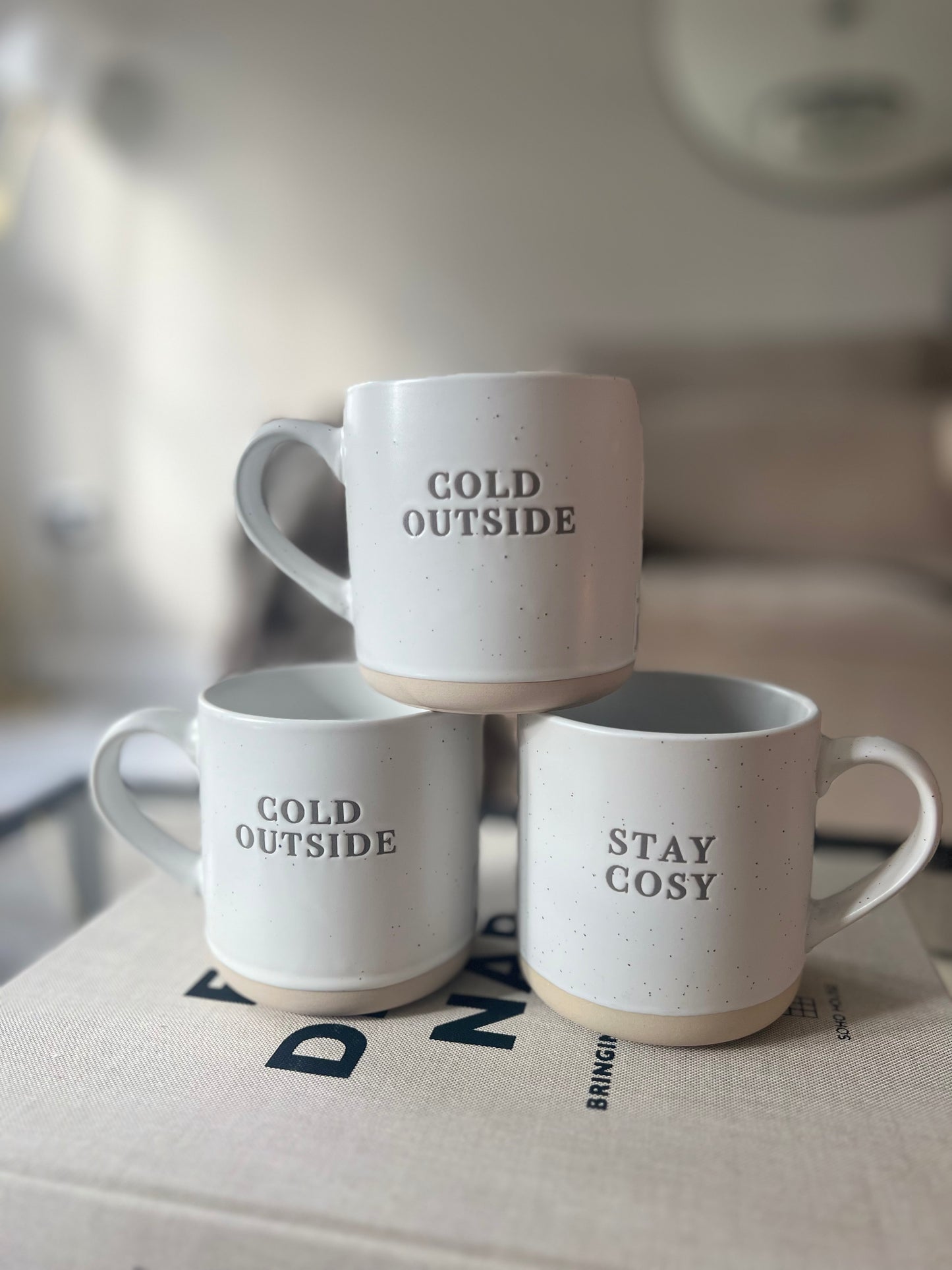 Cold Outside Speckled Ceramic Mug