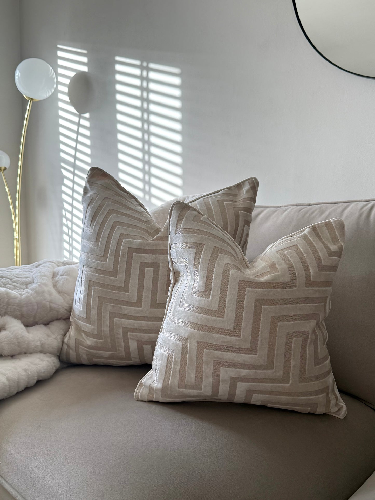 Amazing Ivory Large Cushion 22”