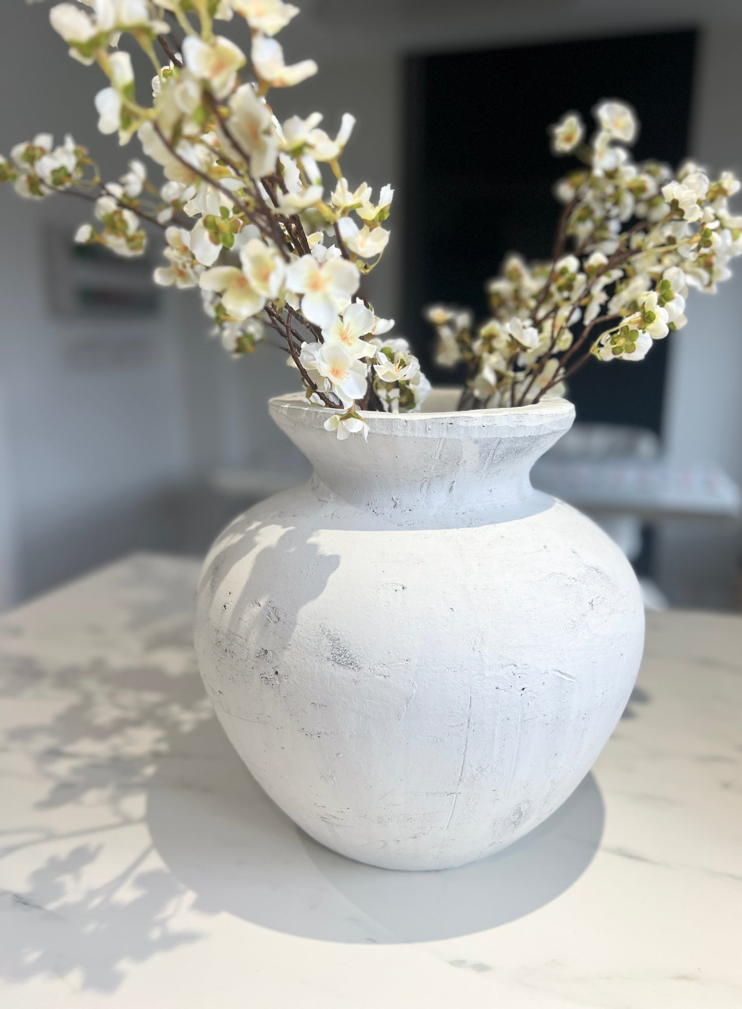 White Antique Vase