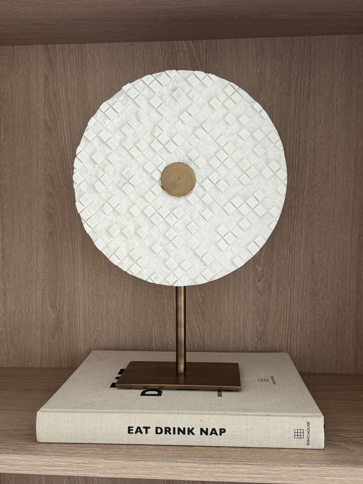 YVO White Marble & Antique Bronze Sculpture