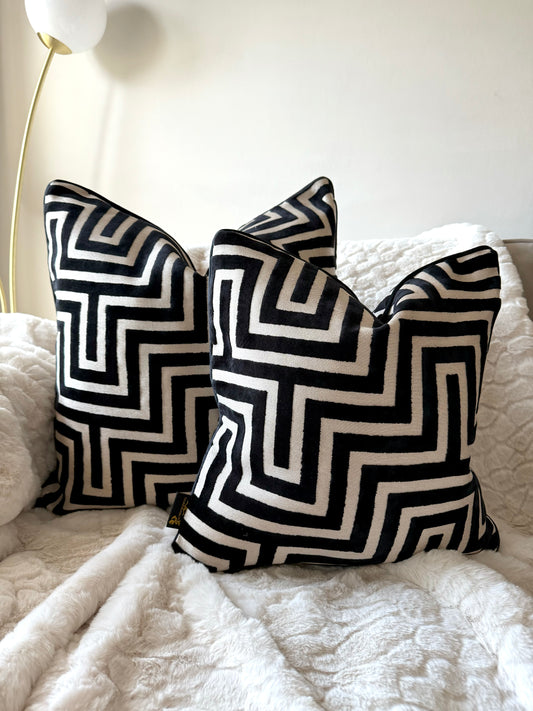 Amazing Black Large Cushion 22”