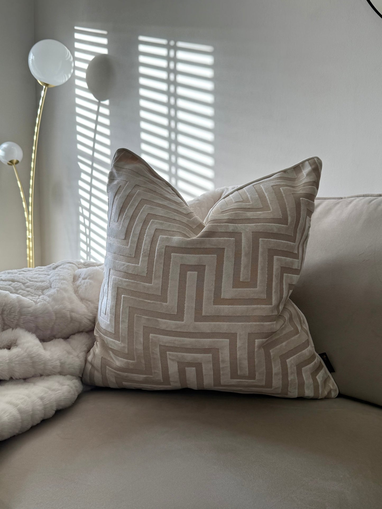 Amazing Ivory Large Cushion 22”