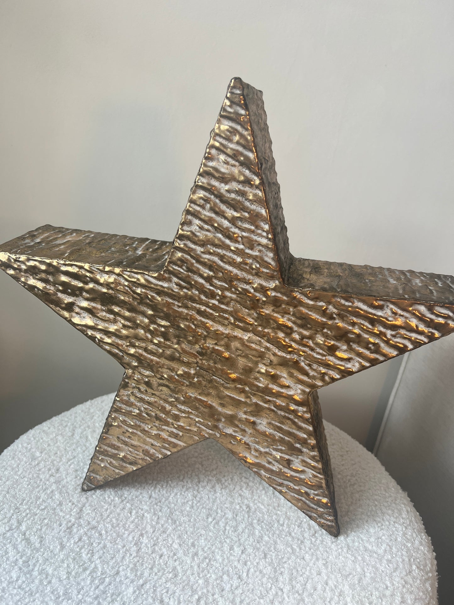 Gold Freestanding Star Ornament