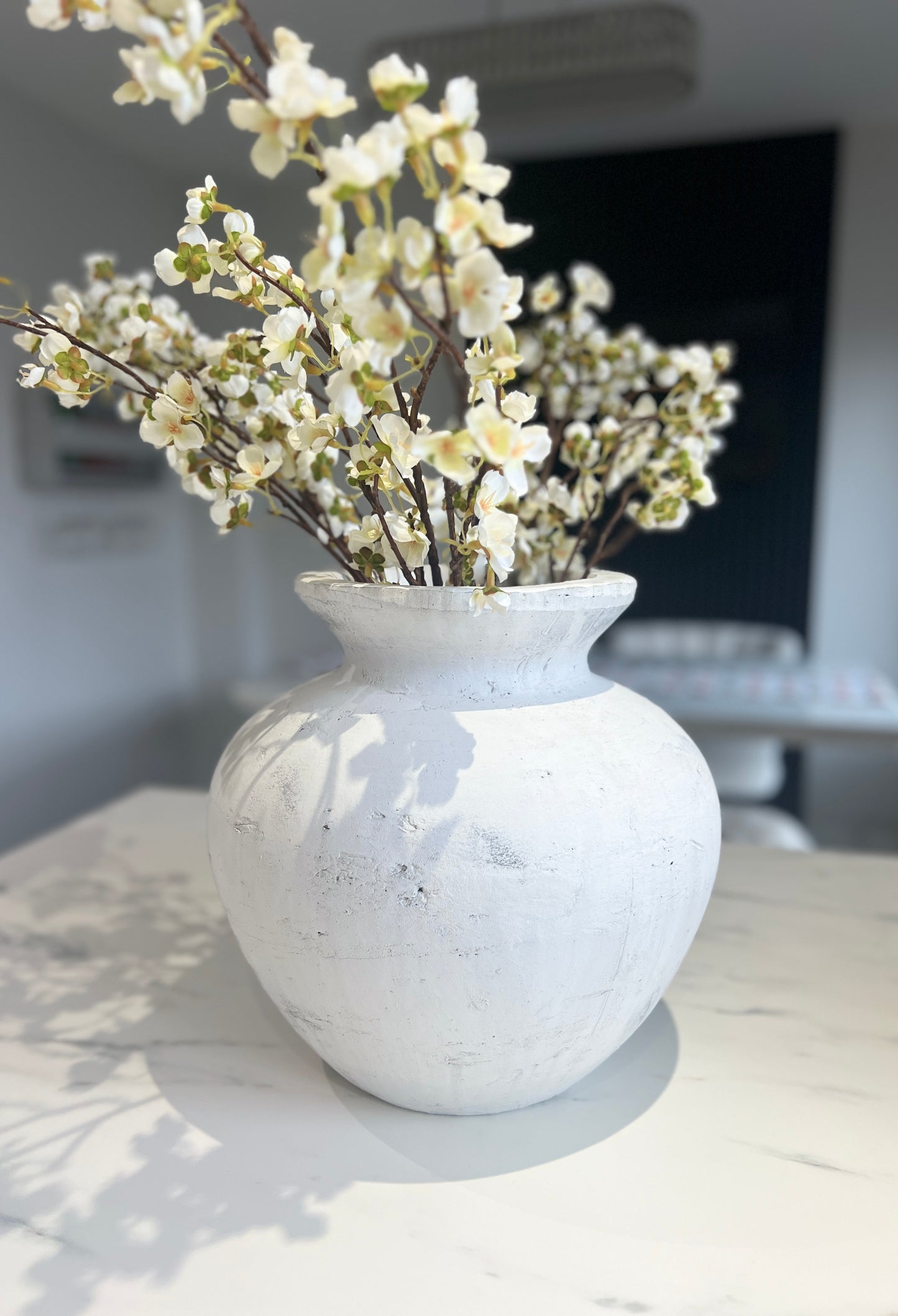 White Antique Vase
