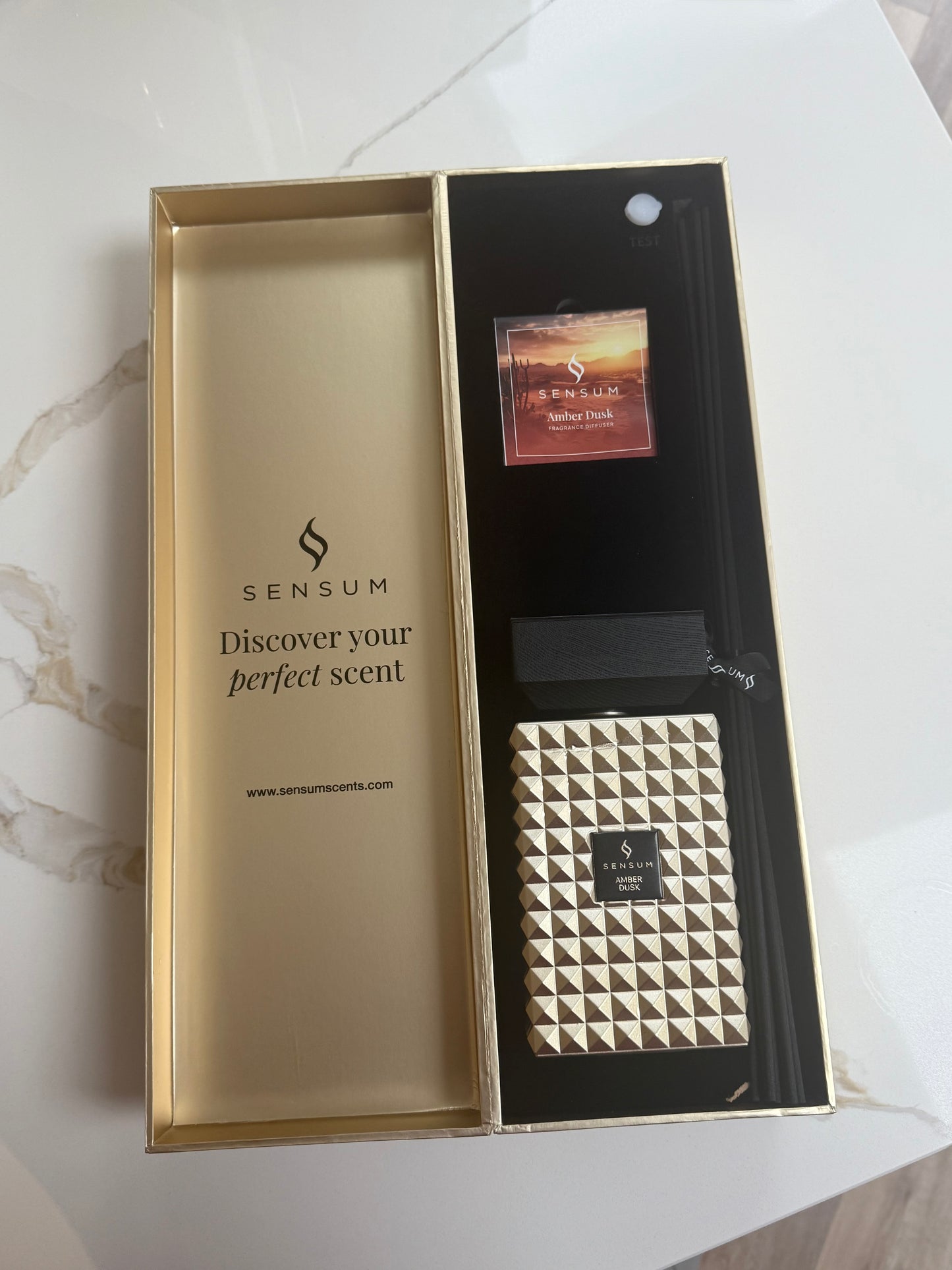 Sensum Scents Amber Dusk 500ml Reed Diffuser