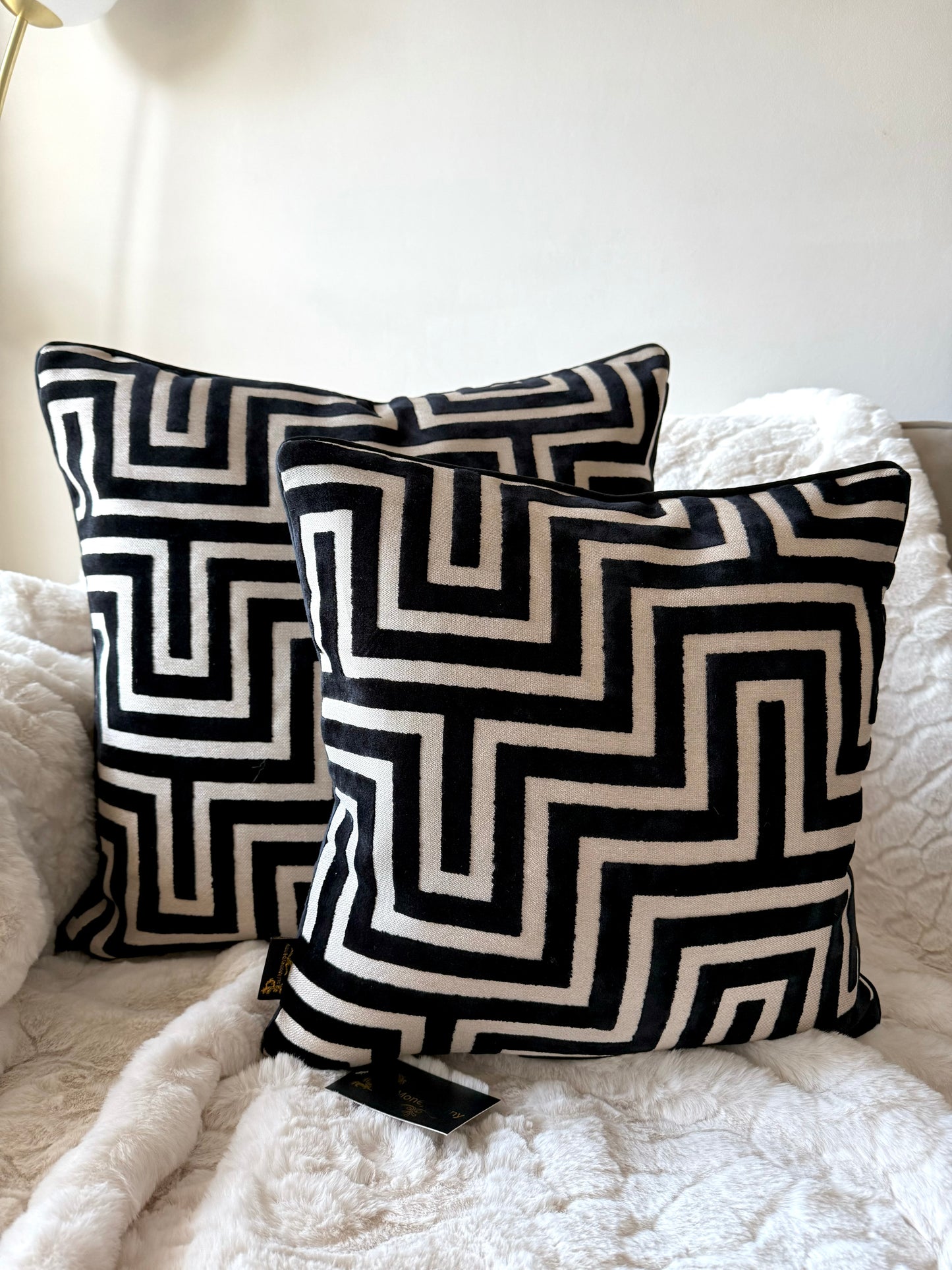 Amazing Black Cushion 16”