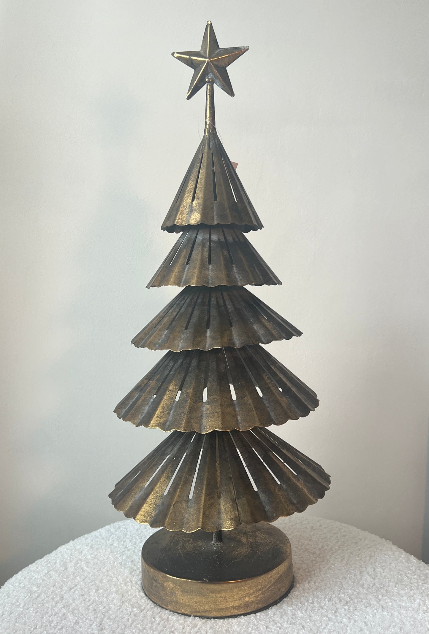 Gold Metal Christmas Tree