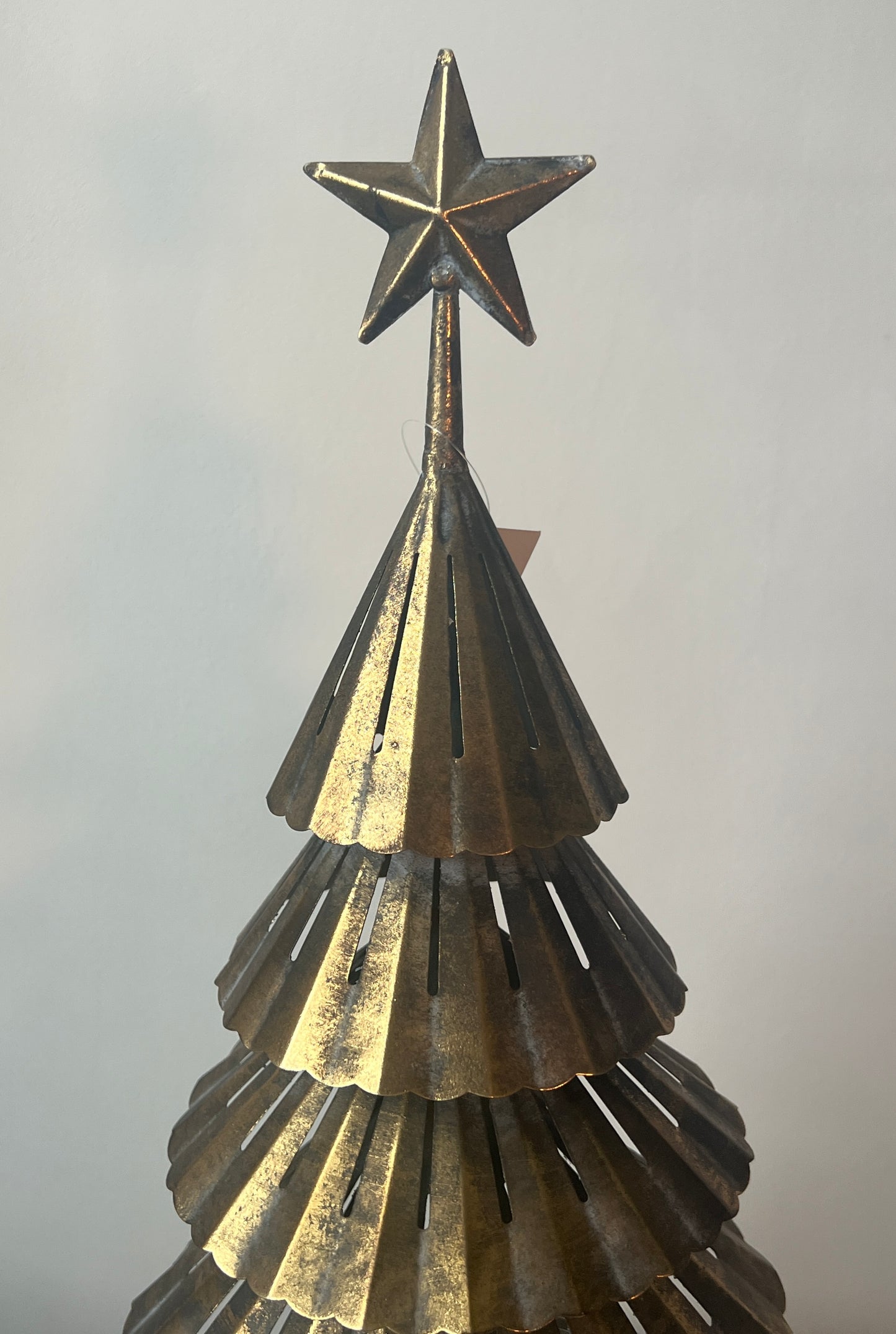 Gold Metal Christmas Tree