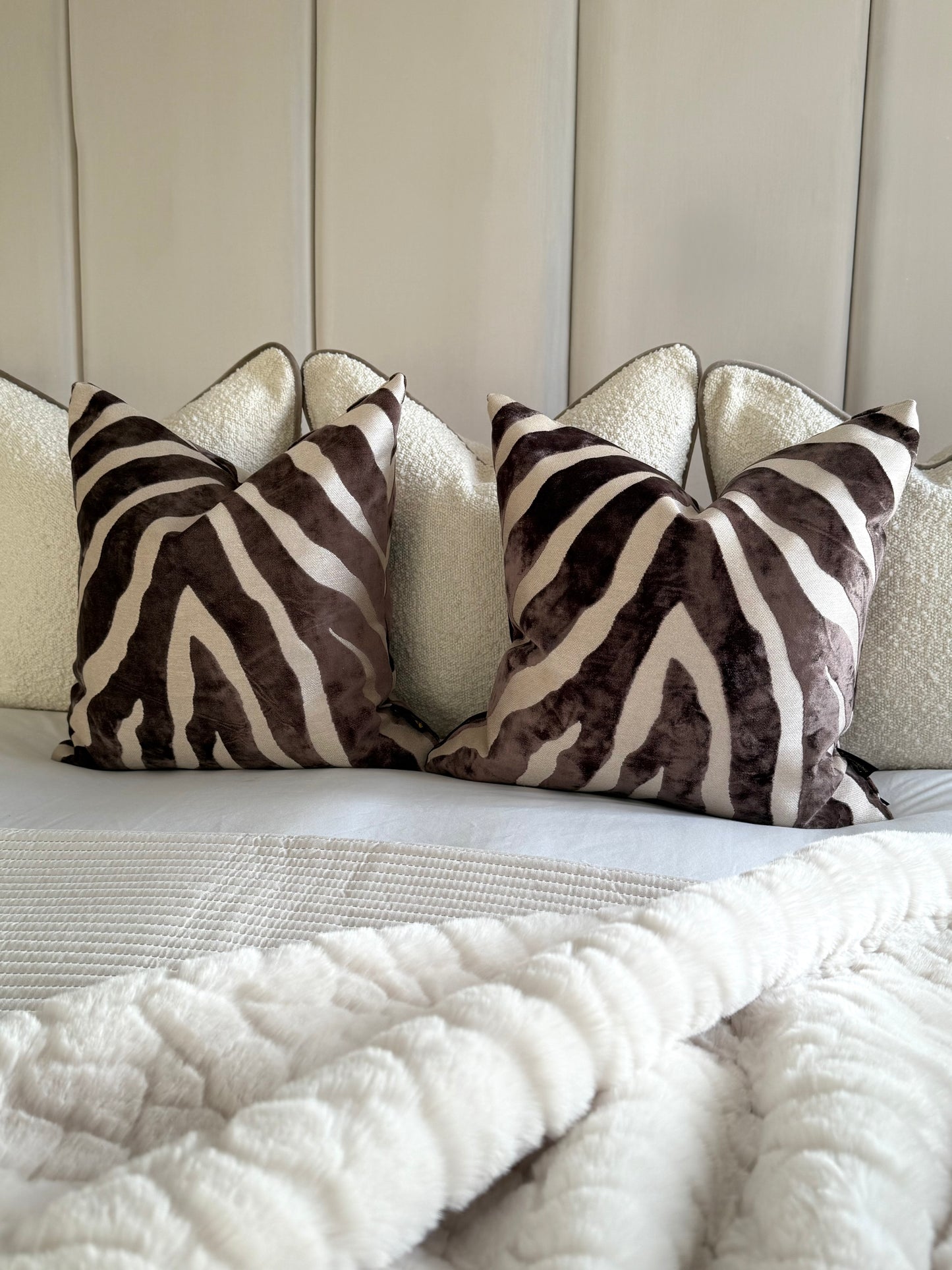 Zebedeedodah Chocolate Cushion 16”