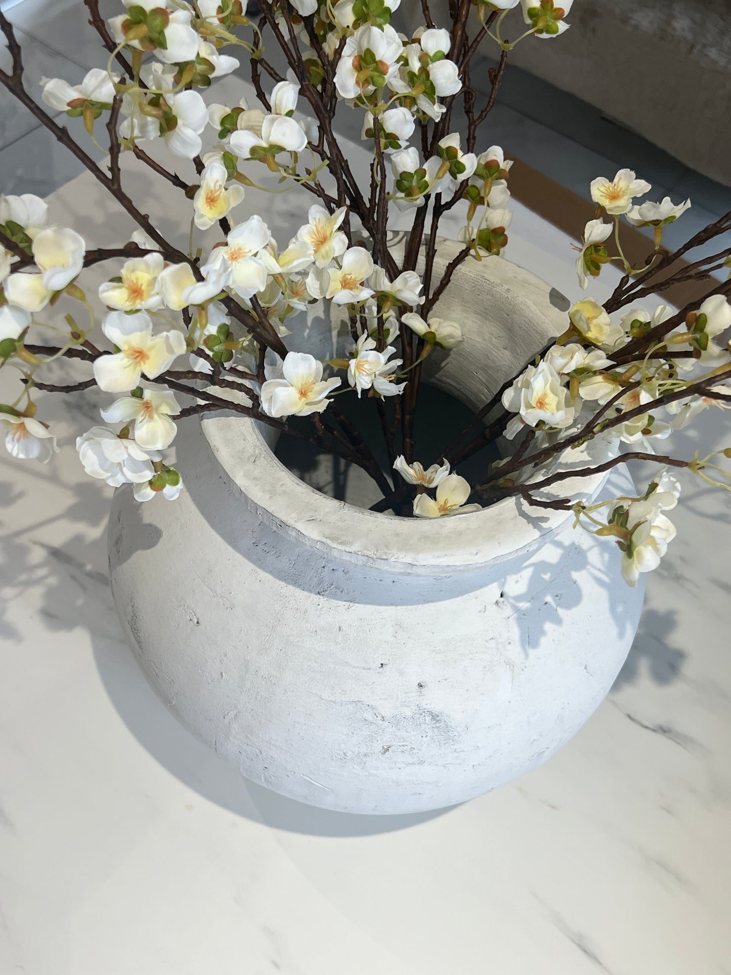 White Antique Vase