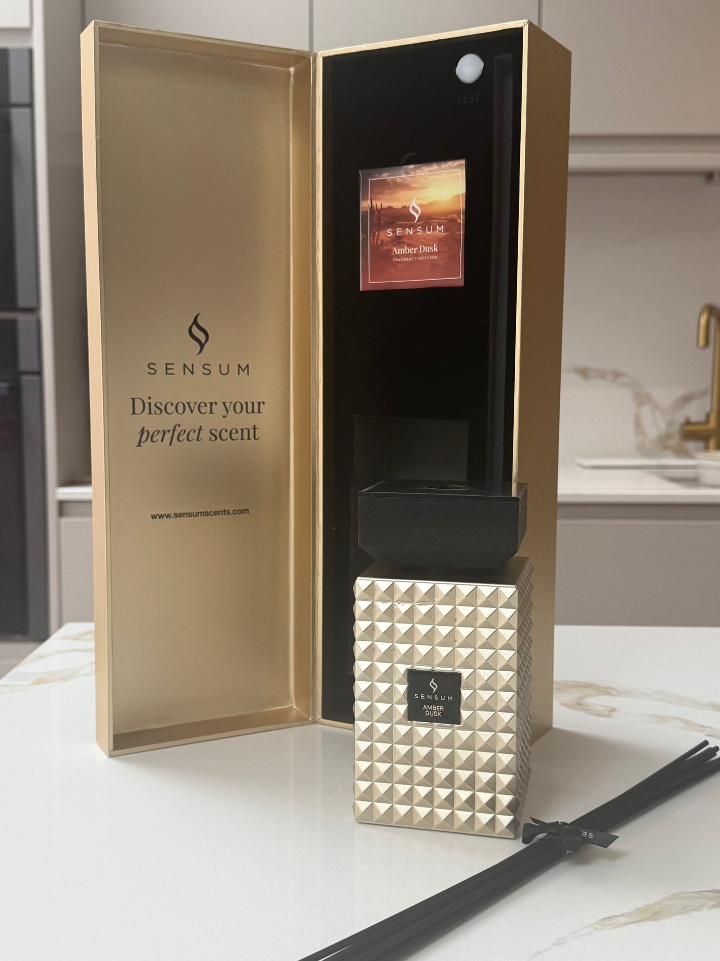 Sensum Scents Amber Dusk 500ml Reed Diffuser