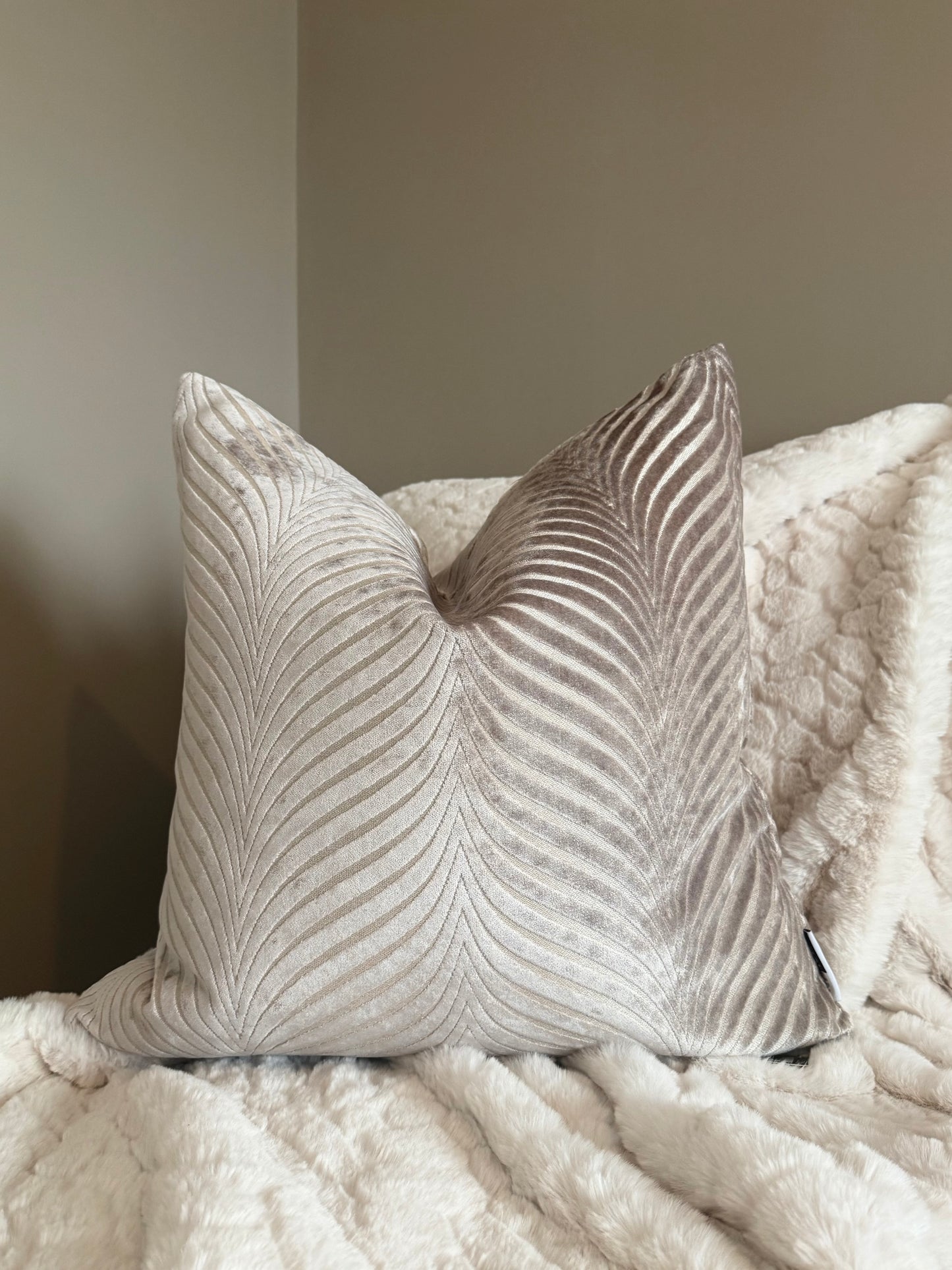Rada Taupe Large Cushion 22"