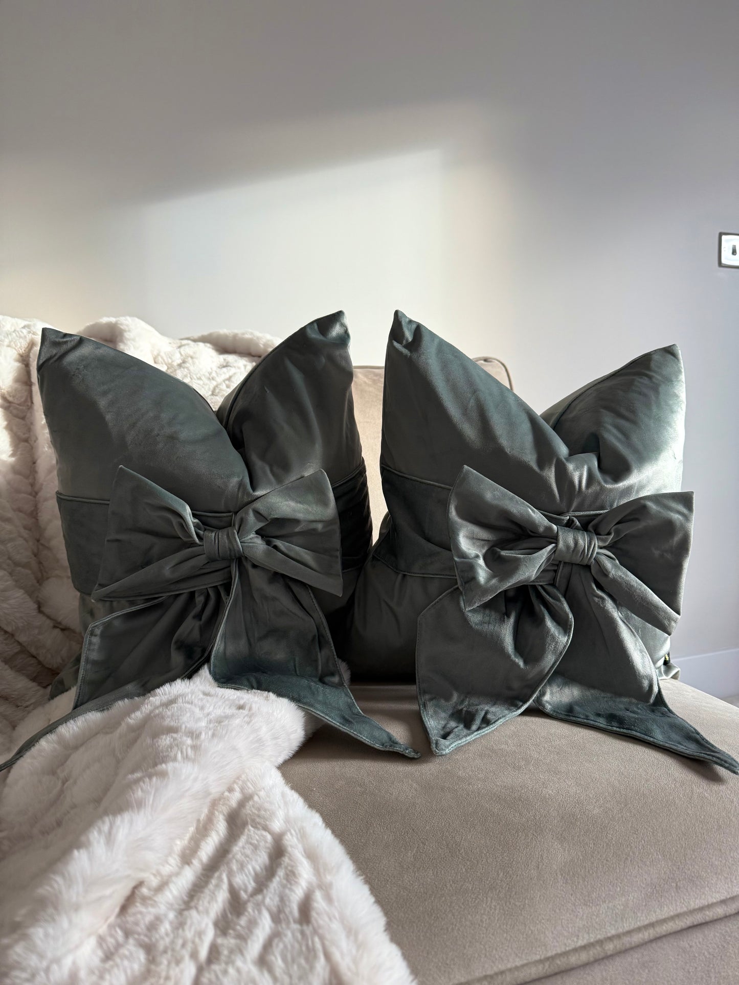 Sage Tied Up Cushion