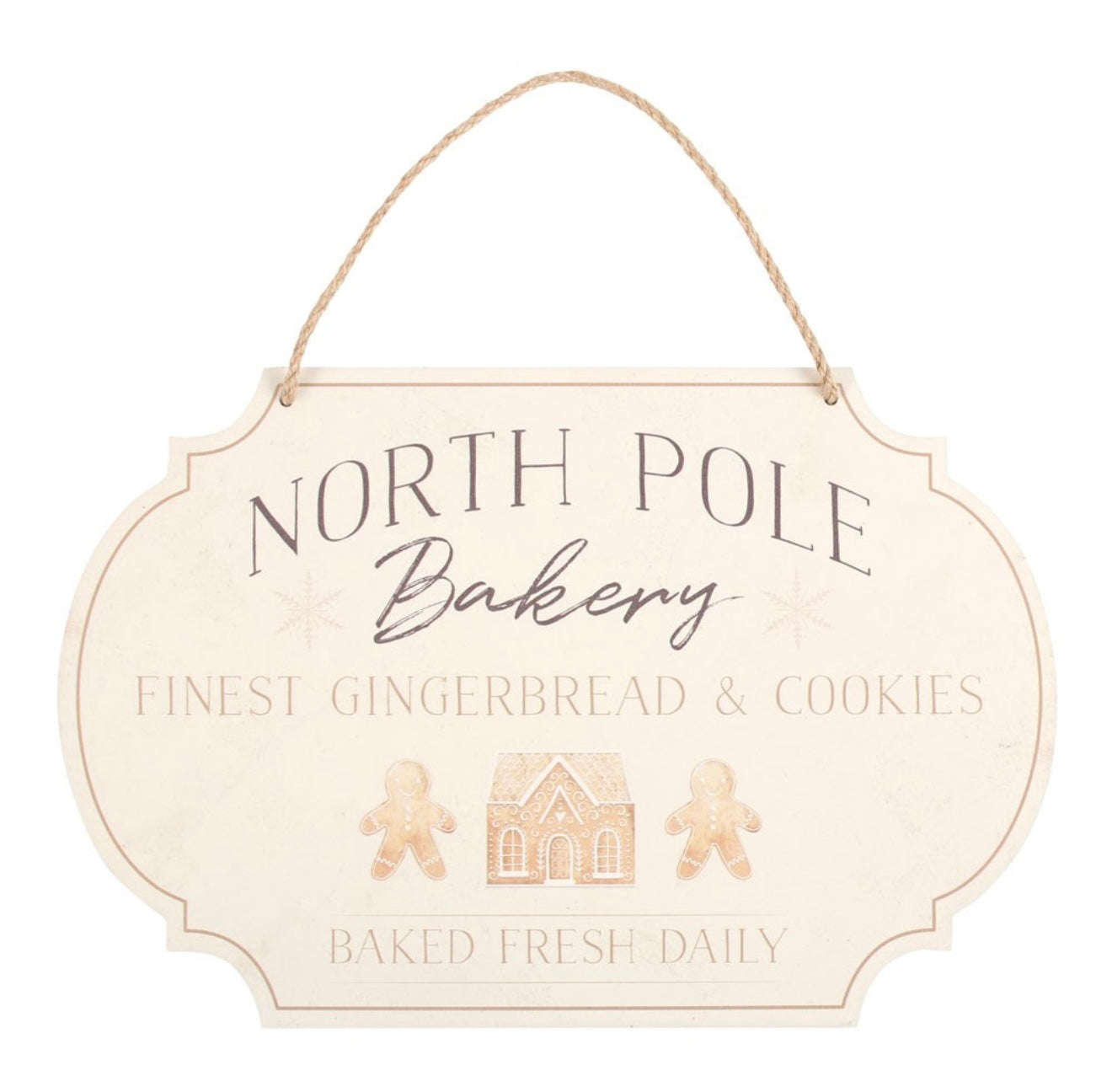 North Pole Bakery Hanging Sign