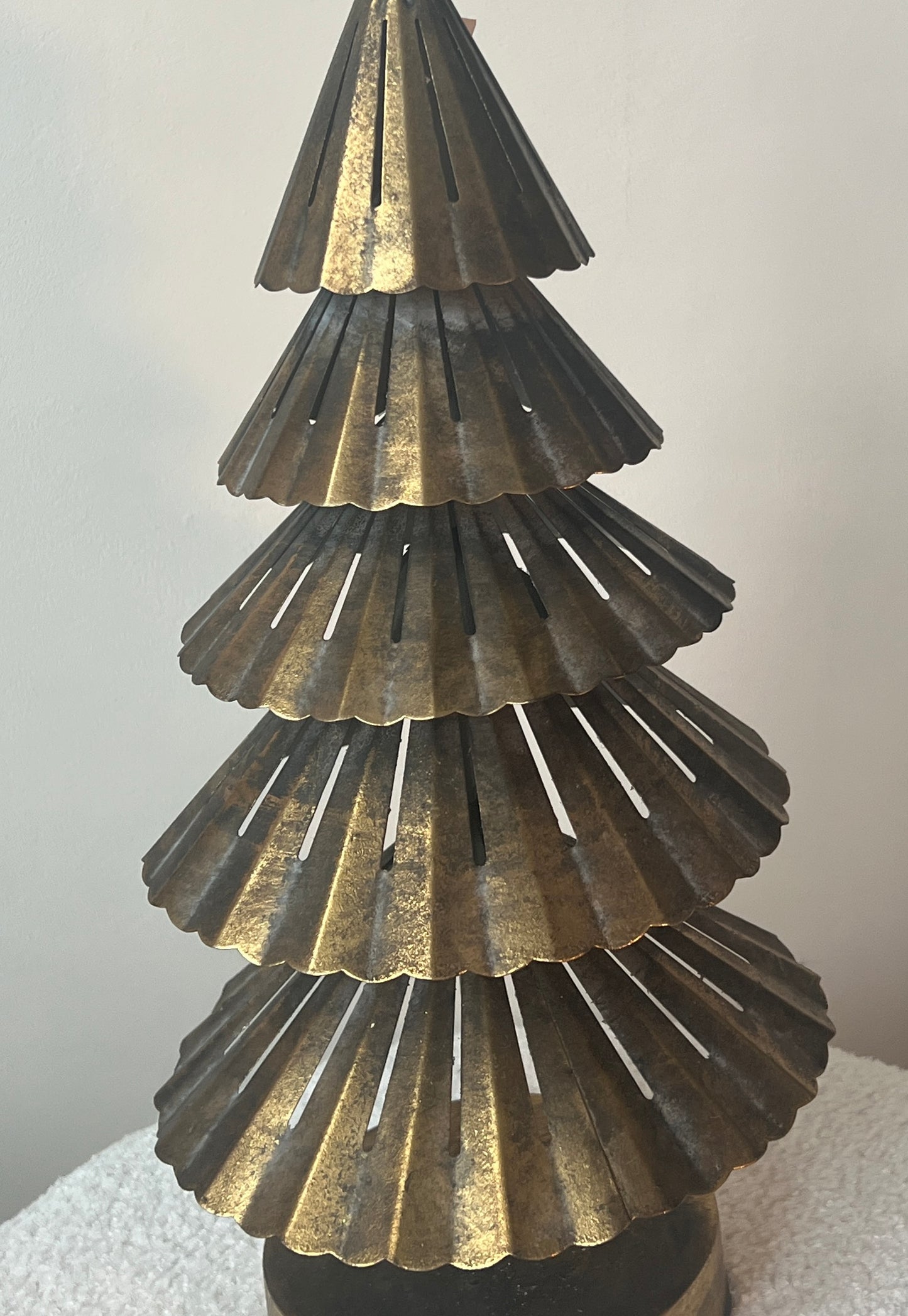 Gold Metal Christmas Tree