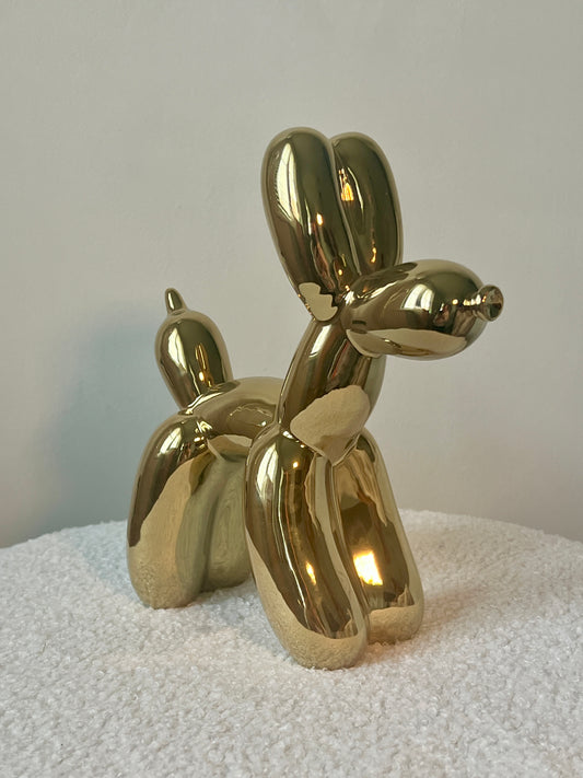 Gold Balloon Dog Ornament