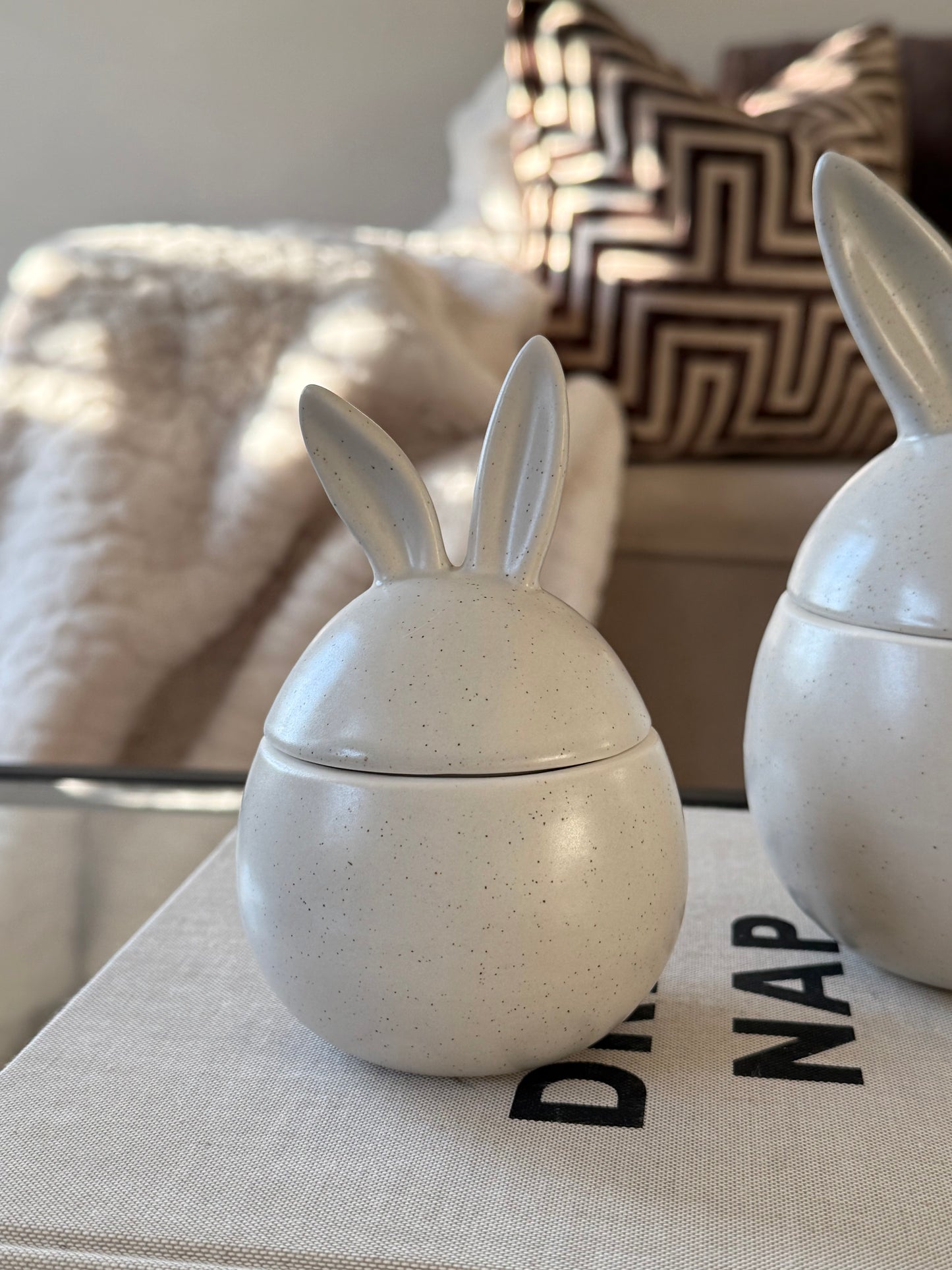 Speckled Bunny Jar 13cm