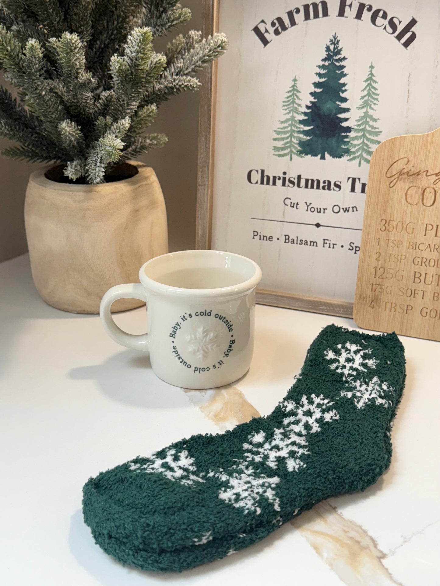 Baby It’s Cold Outside Mug & Socks Set