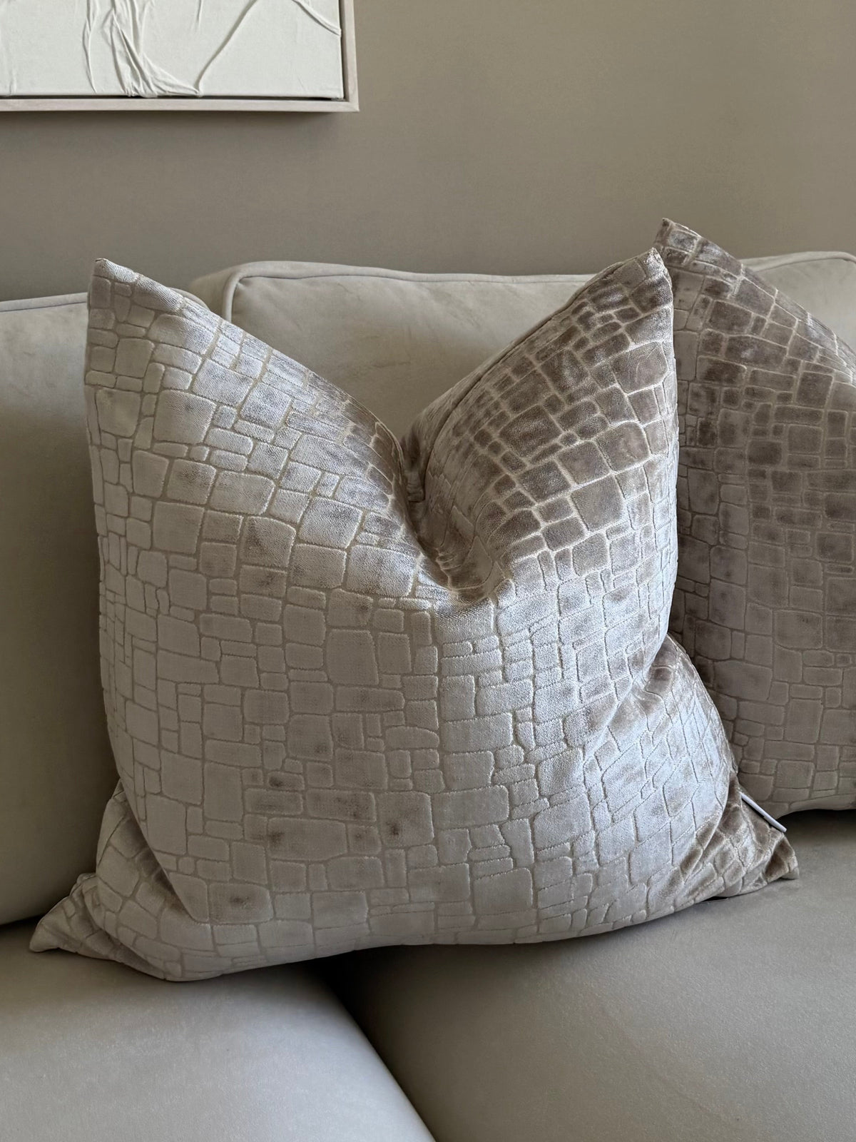 Bergen Taupe Large Cushion