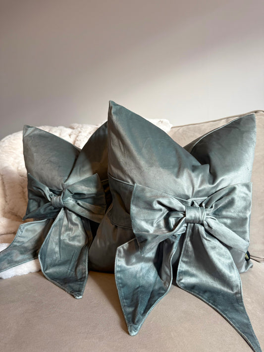 Sage Tied Up Cushion