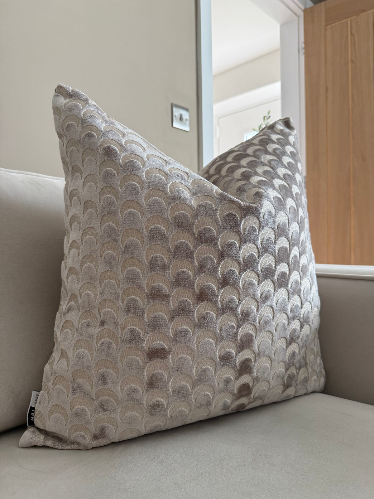 Soli Taupe Large Cushion