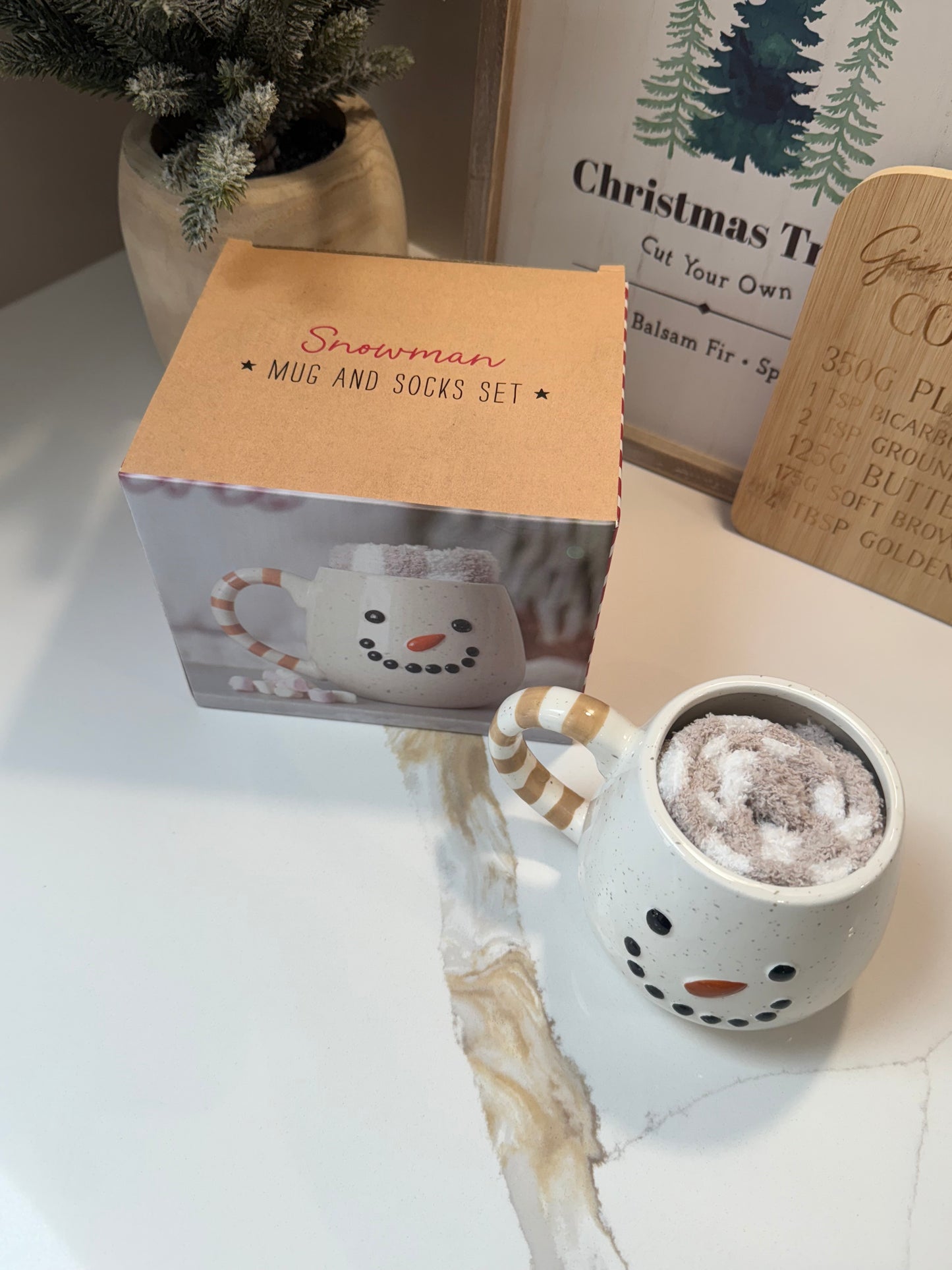 Snowman Mug & Socks Set