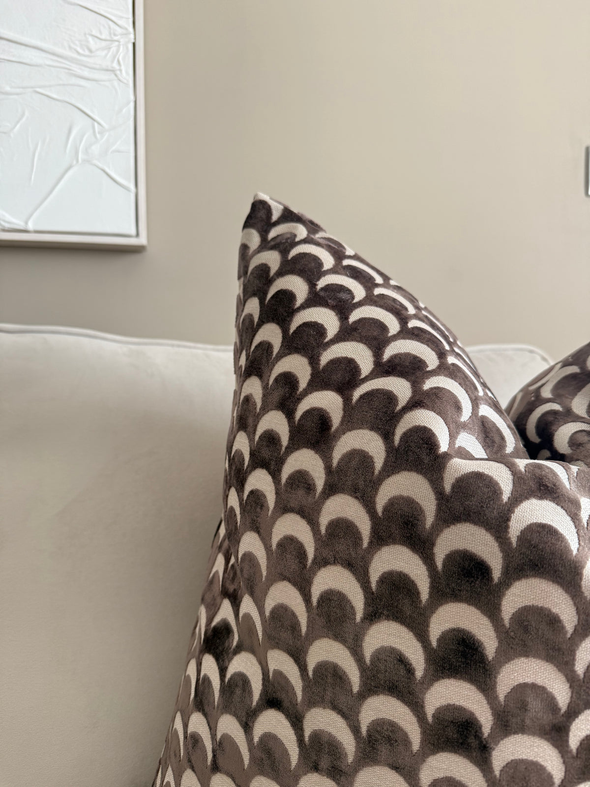 Soli Chocolate Large Cushion