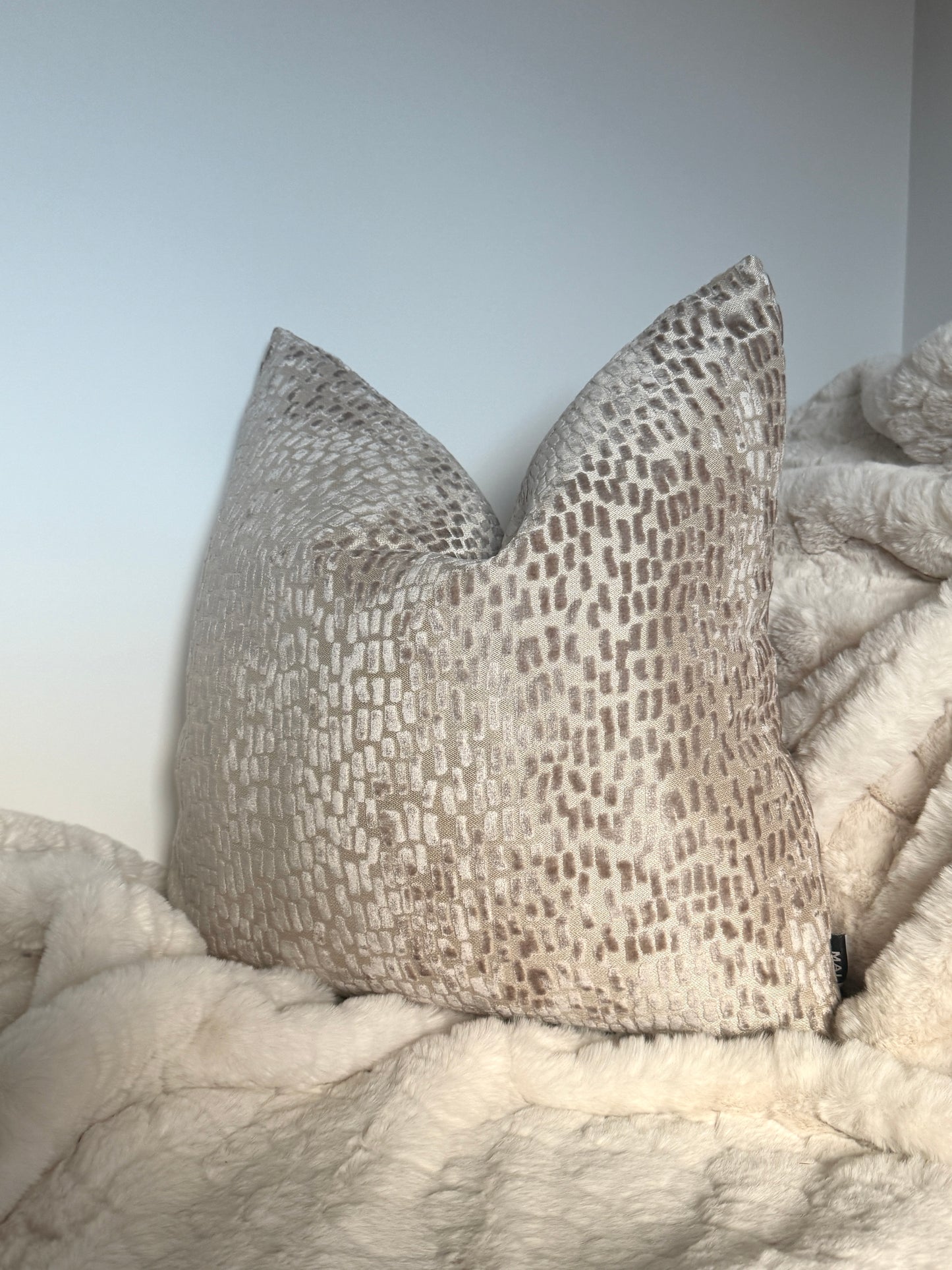 Melody Taupe Large Cushion 22”