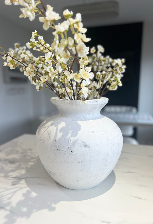 White Antique Vase