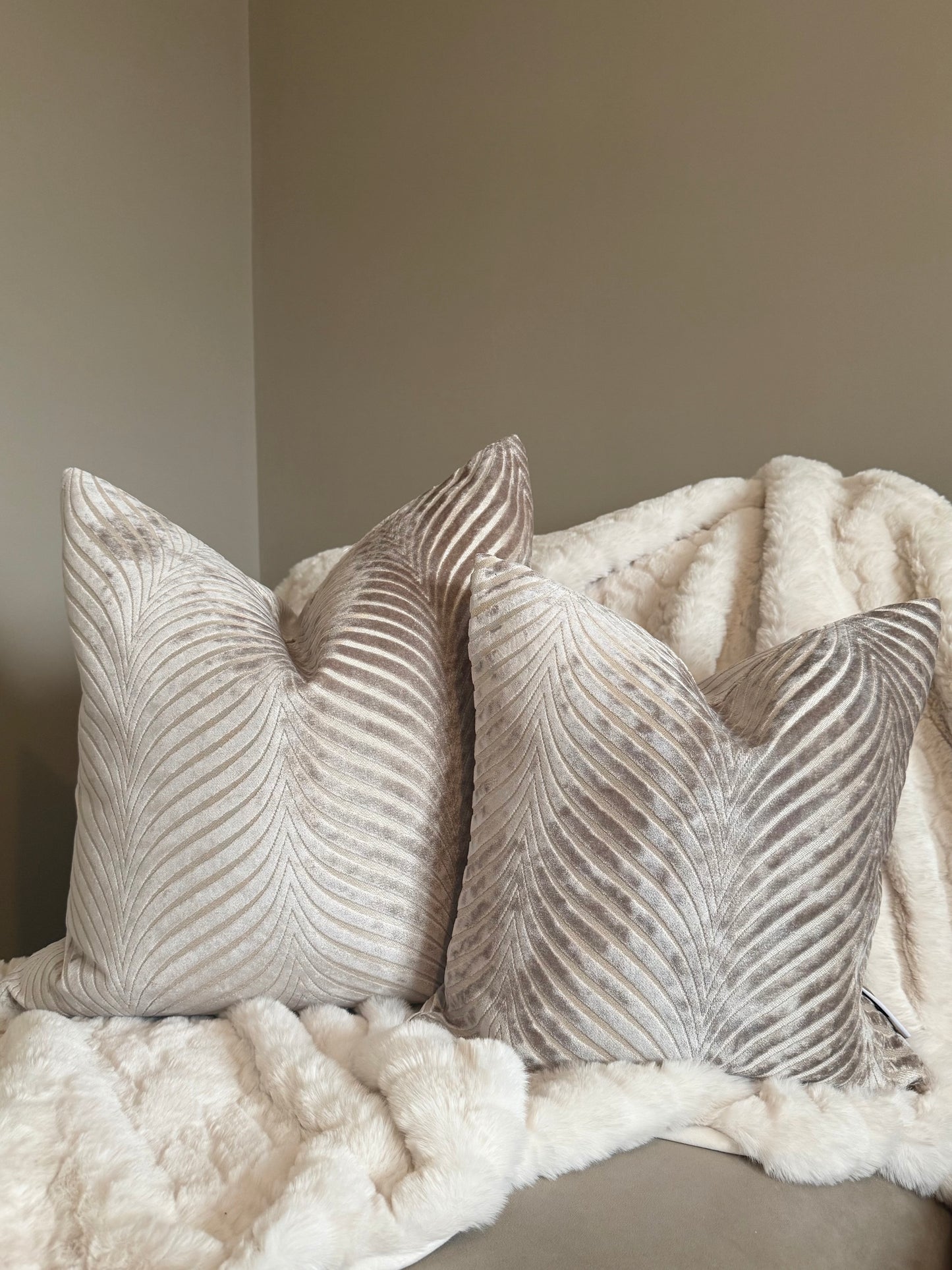 Rada Taupe Cushion 16"