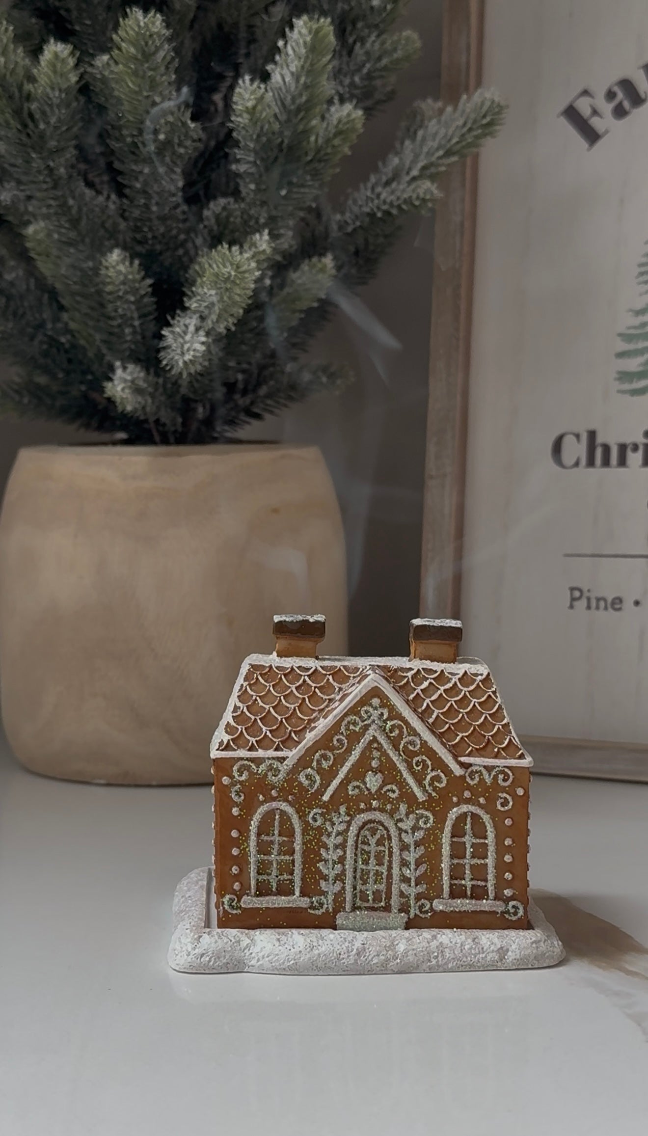 Gingerbread House Incense Cone Burner