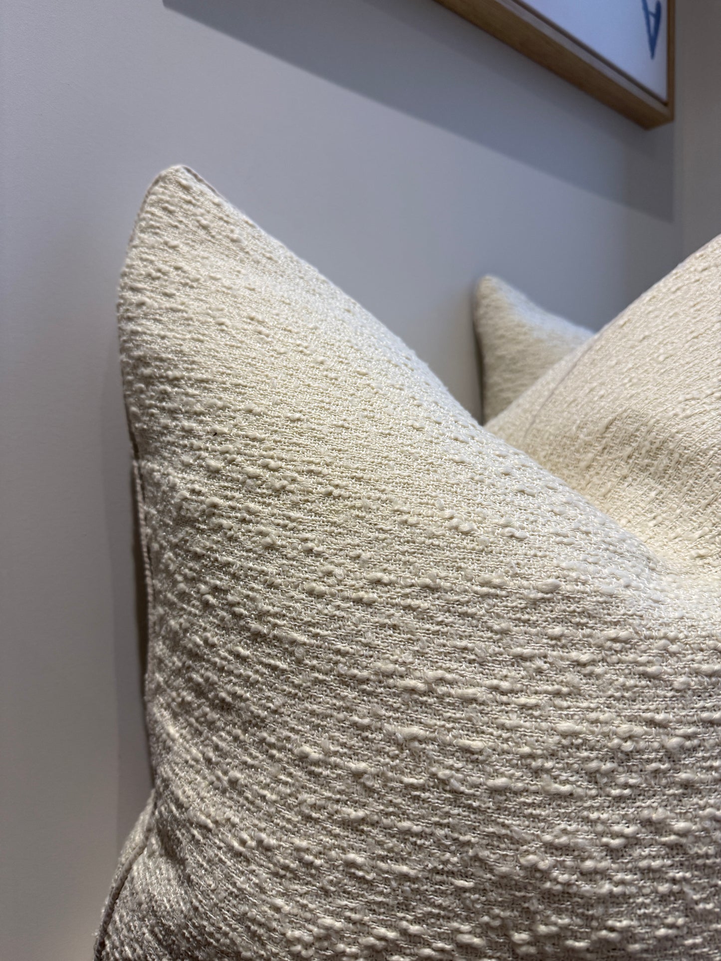 Mura Large Natural Cushion 22”