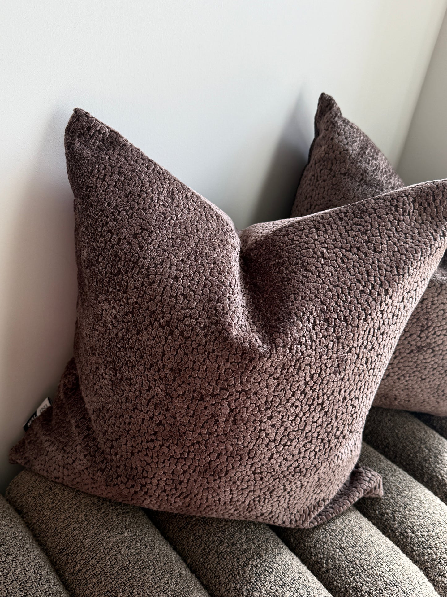 Bingham Chocolate Cushion 16"