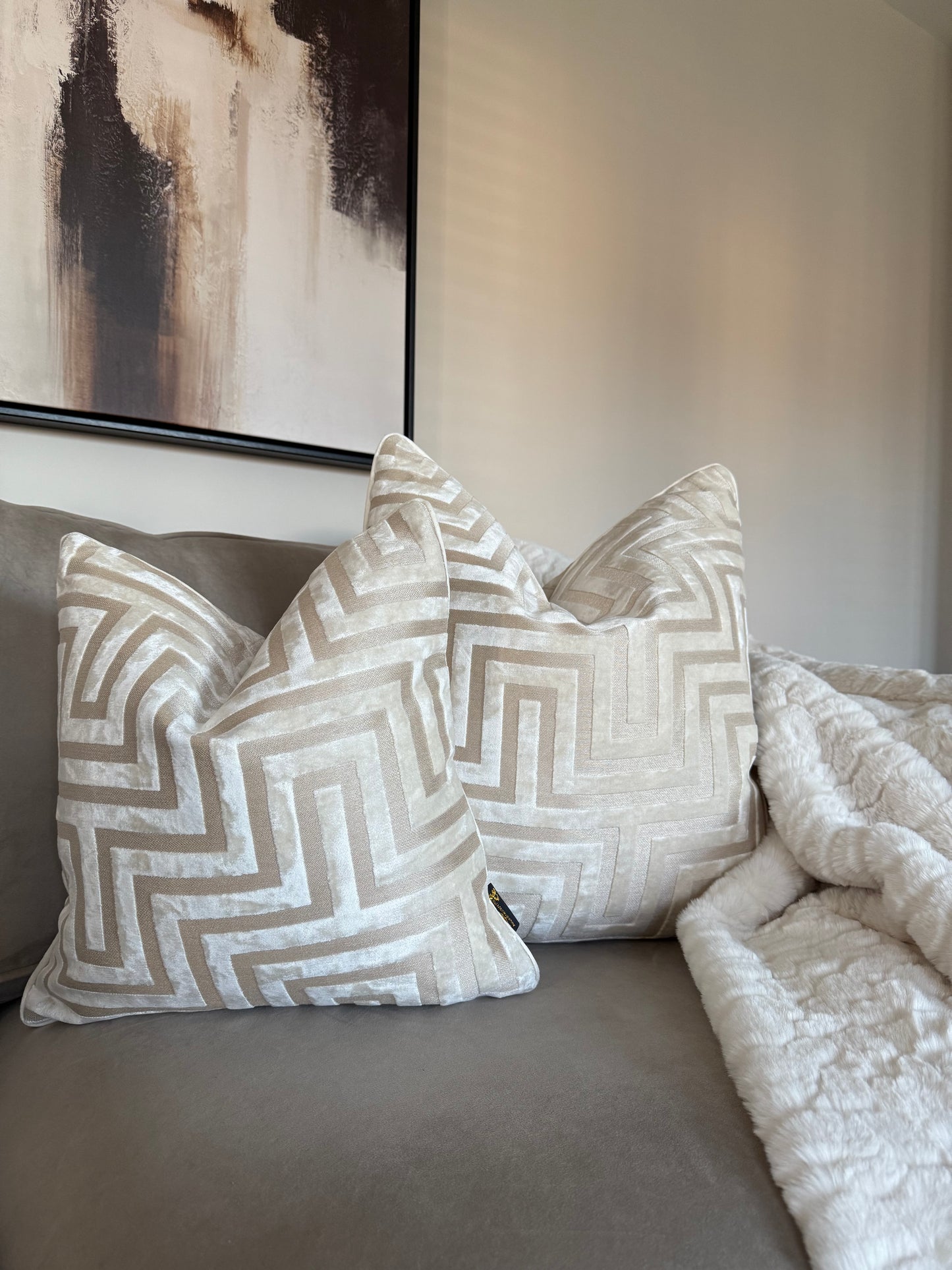 Amazing Ivory Cushion 16”