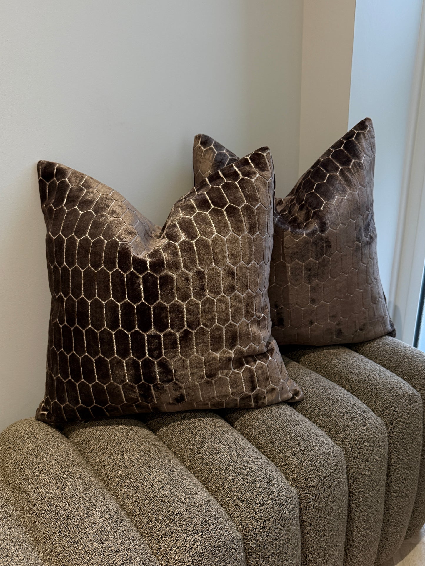 Albie Chocolate Cushion 16"