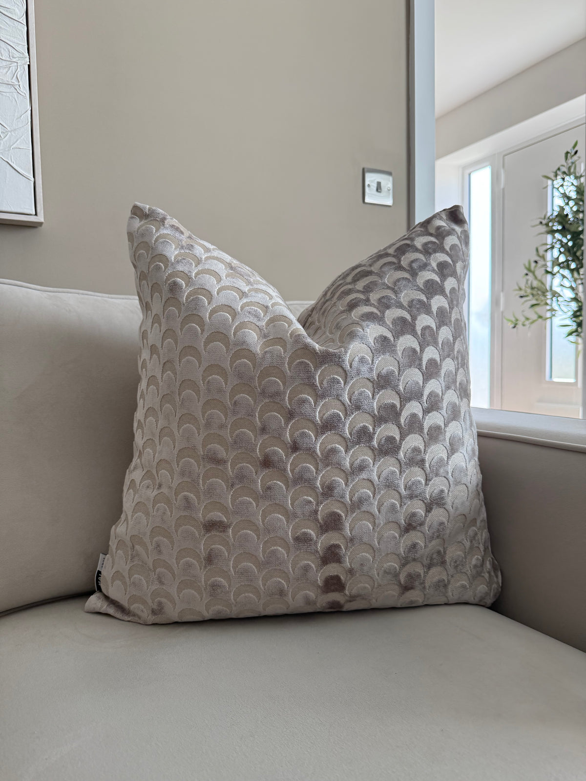Soli Taupe Large Cushion