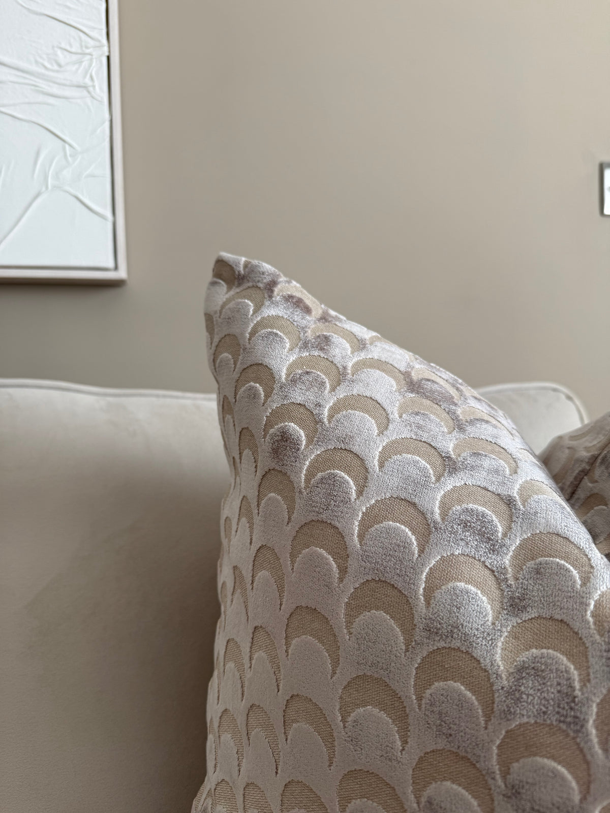Soli Taupe Large Cushion