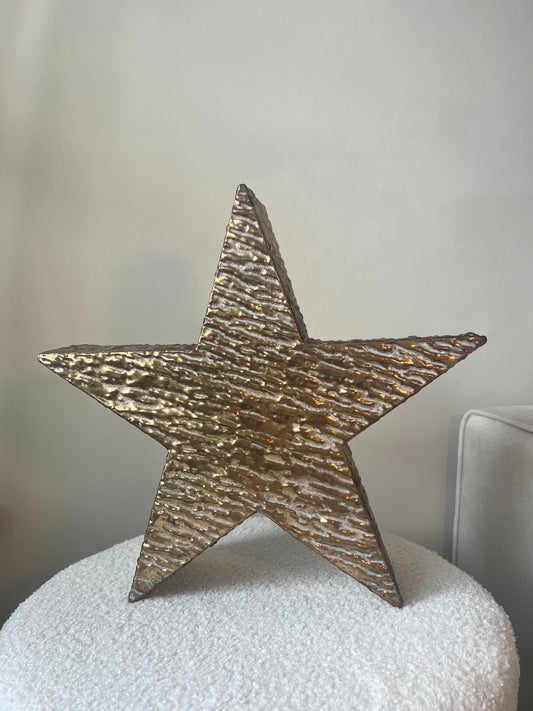 Gold Freestanding Star Ornament