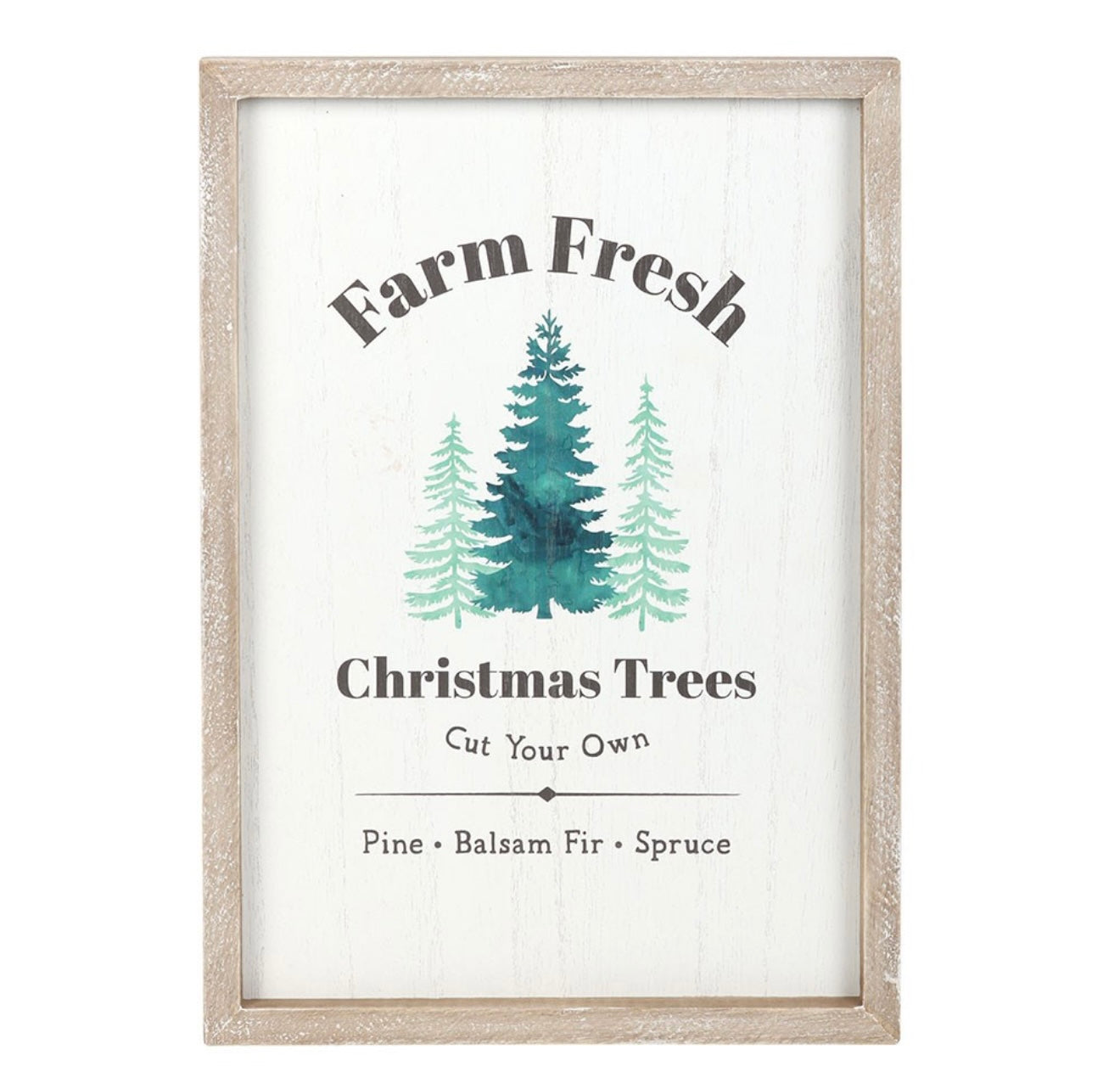 Farm Fresh Christmas Trees Framed Print